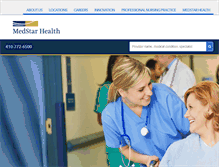 Tablet Screenshot of medstarnursing.org